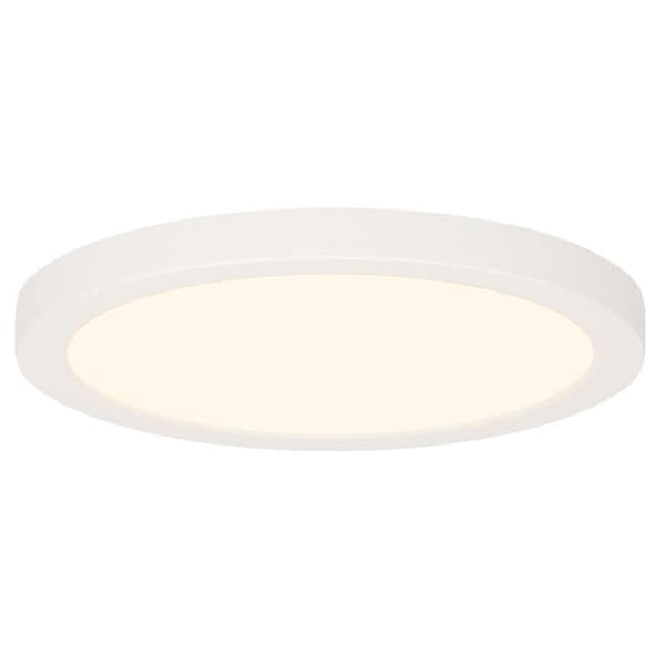 Westinghouse Fixture Ceiling LED Flush-Mount 17W Clear Slct Rnd 7In White White Frosted Shd 6112000 - main